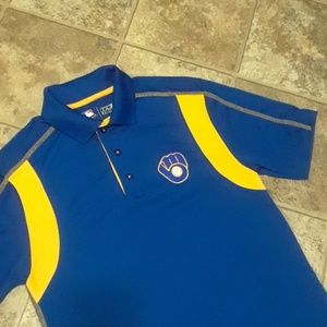 "Milwaukee Brewers" Polo Size Small